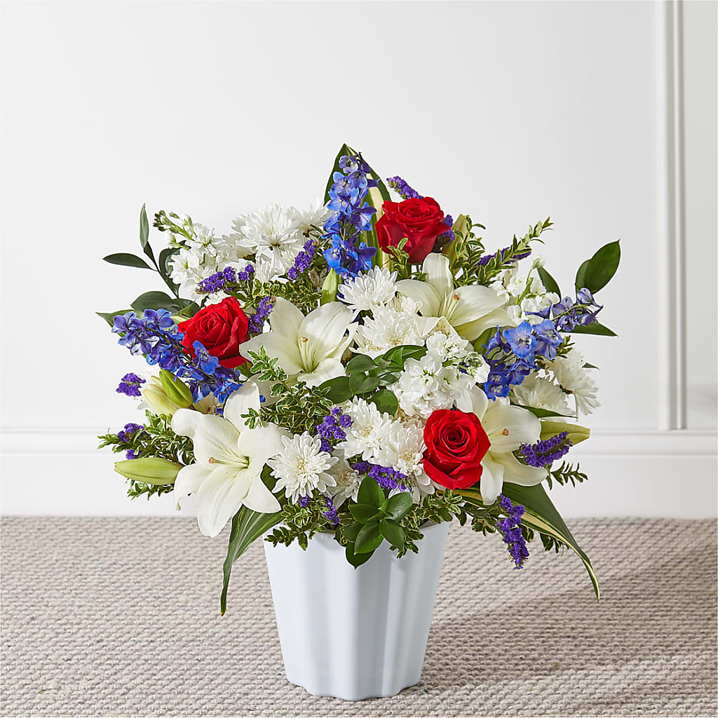 Consoled Floor Basket – Greater Fayetteville Flower Shop, Springdale AR