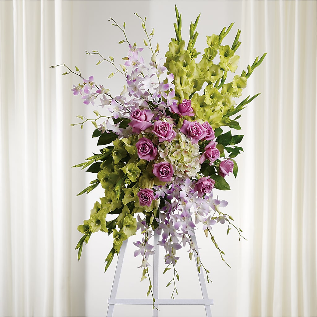 Lasting Legacy Standing Spray – Greater Fayetteville Flower Shop, Springdale AR