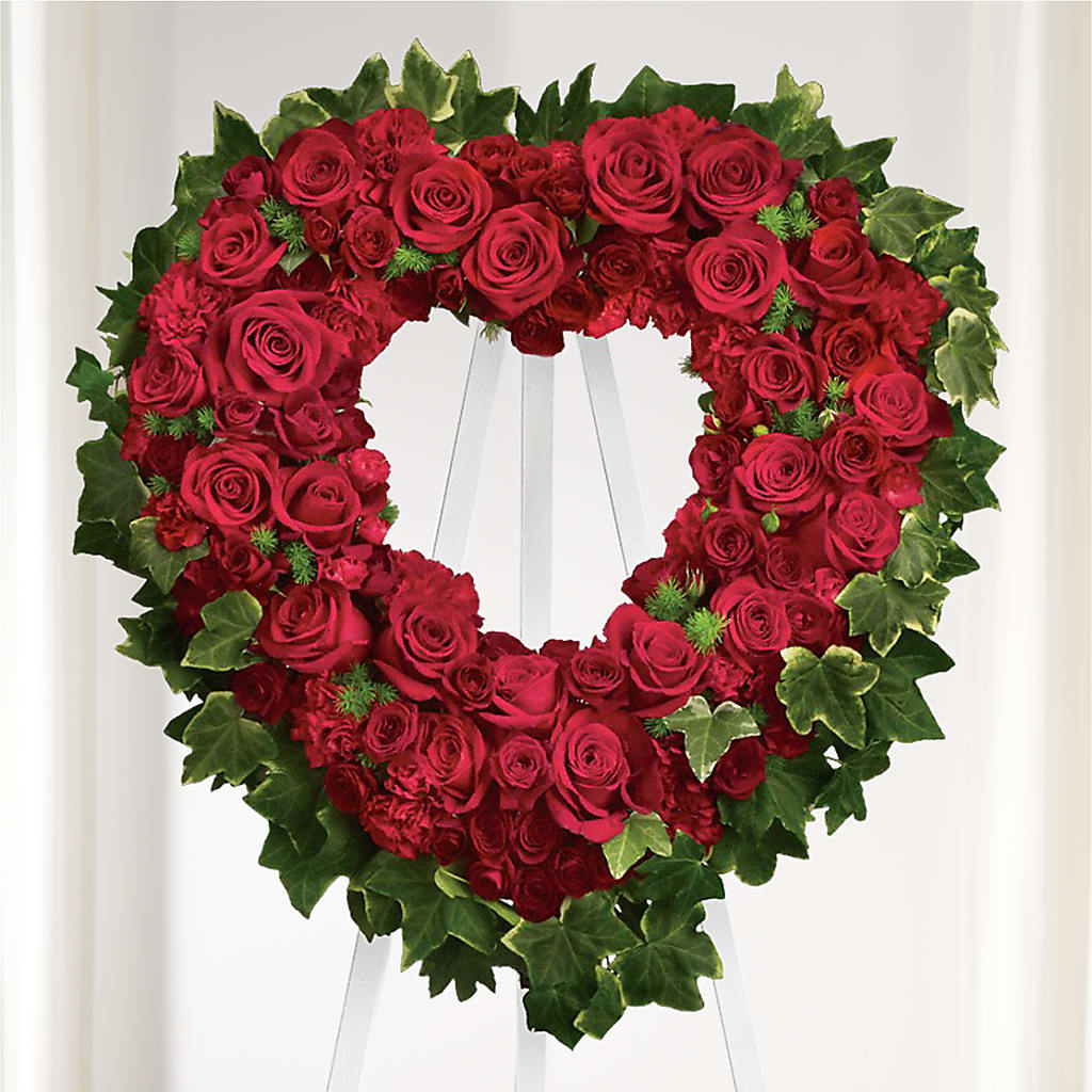Wholehearted Standing Spray – Greater Fayetteville Flower Shop, Springdale AR