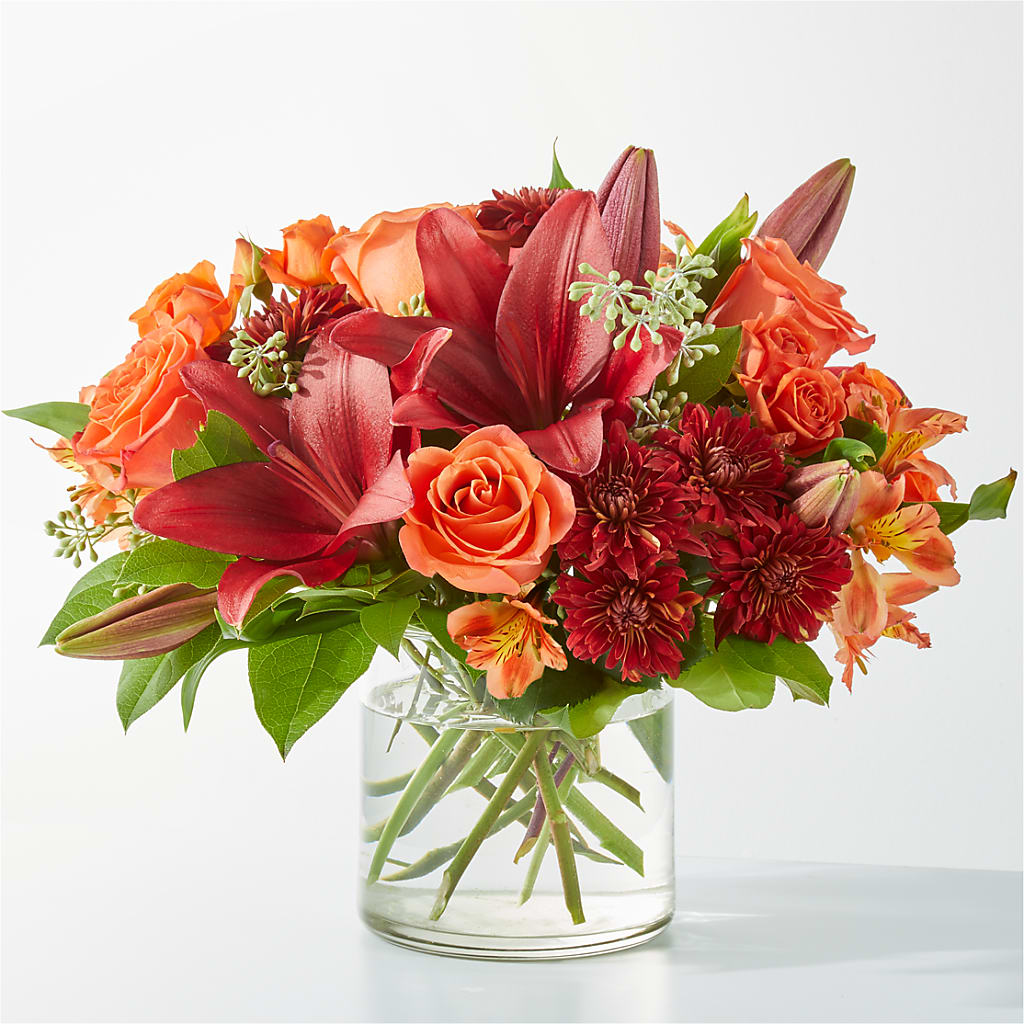 Crimson Leaves Bouquet – Greater Fayetteville Flower Shop, Springdale AR