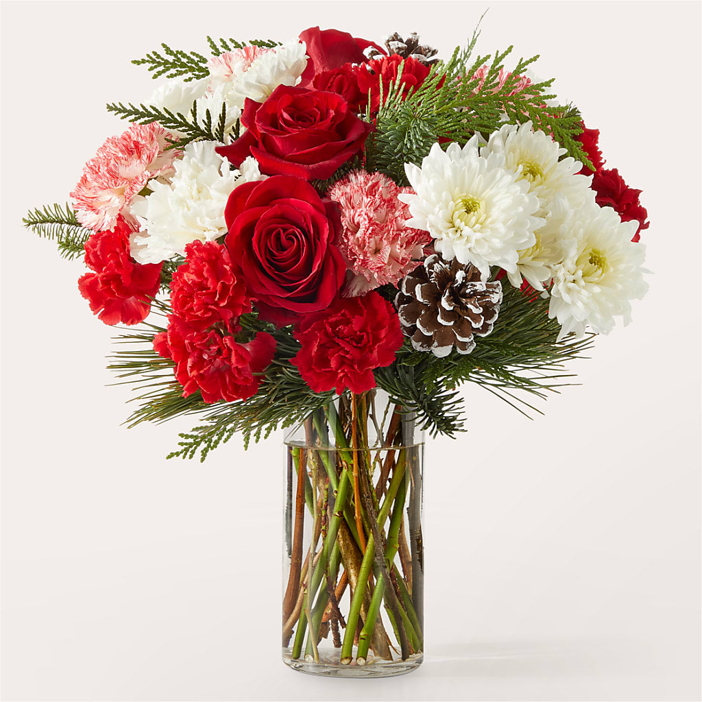 Candy Cane Lane Bouquet – Greater Fayetteville Flower Shop, Springdale AR