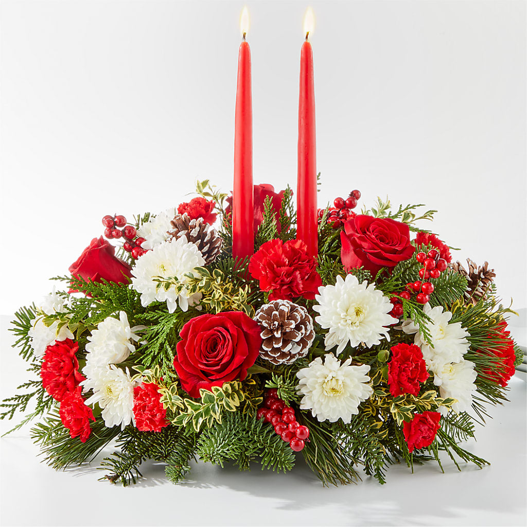 Holiday Soiree Centerpiece – Greater Fayetteville Flower Shop, Springdale AR