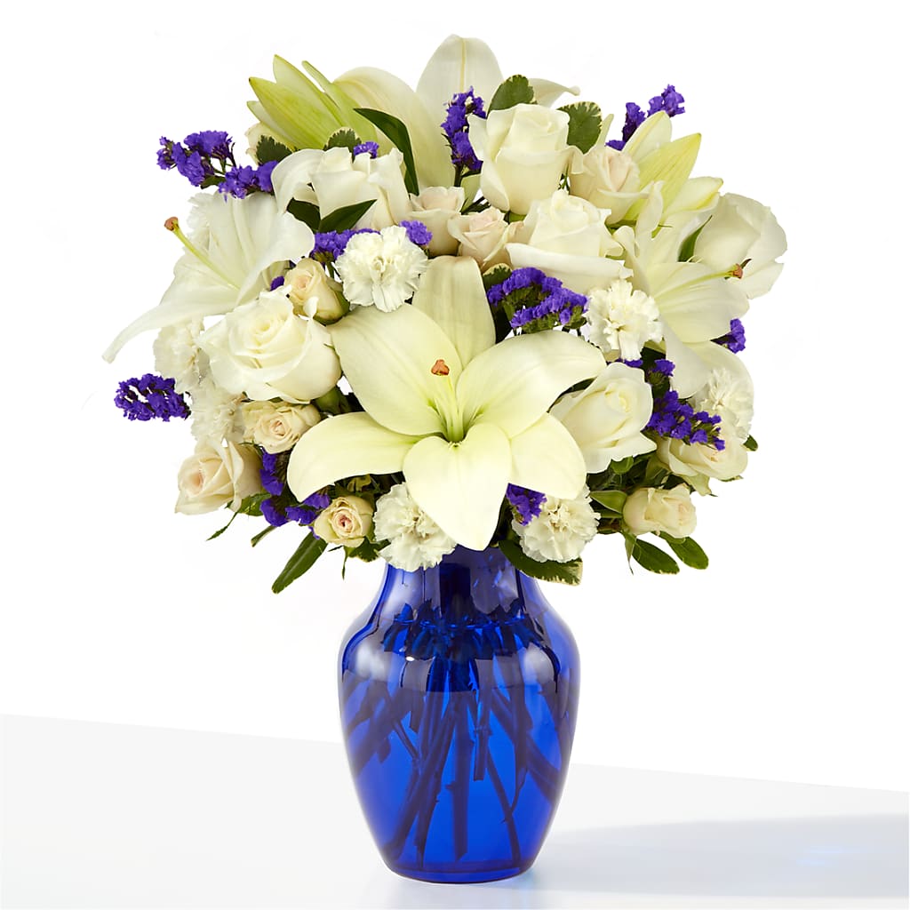 Sapphire Rush Bouquet – Greater Fayetteville Flower Shop, Springdale AR