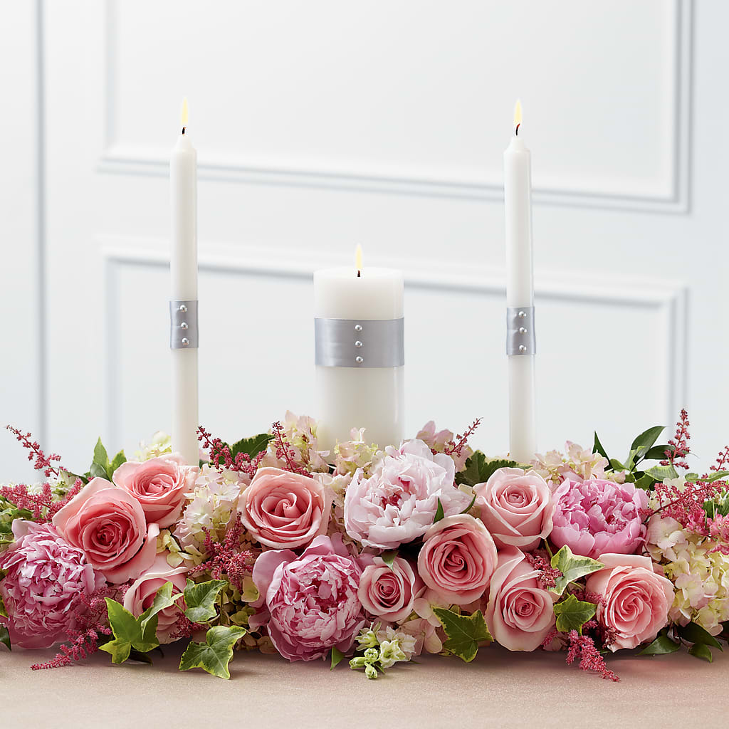 Worldwide Romance Unity Candle Arrangement – Greater Fayetteville Flower Shop, Springdale AR