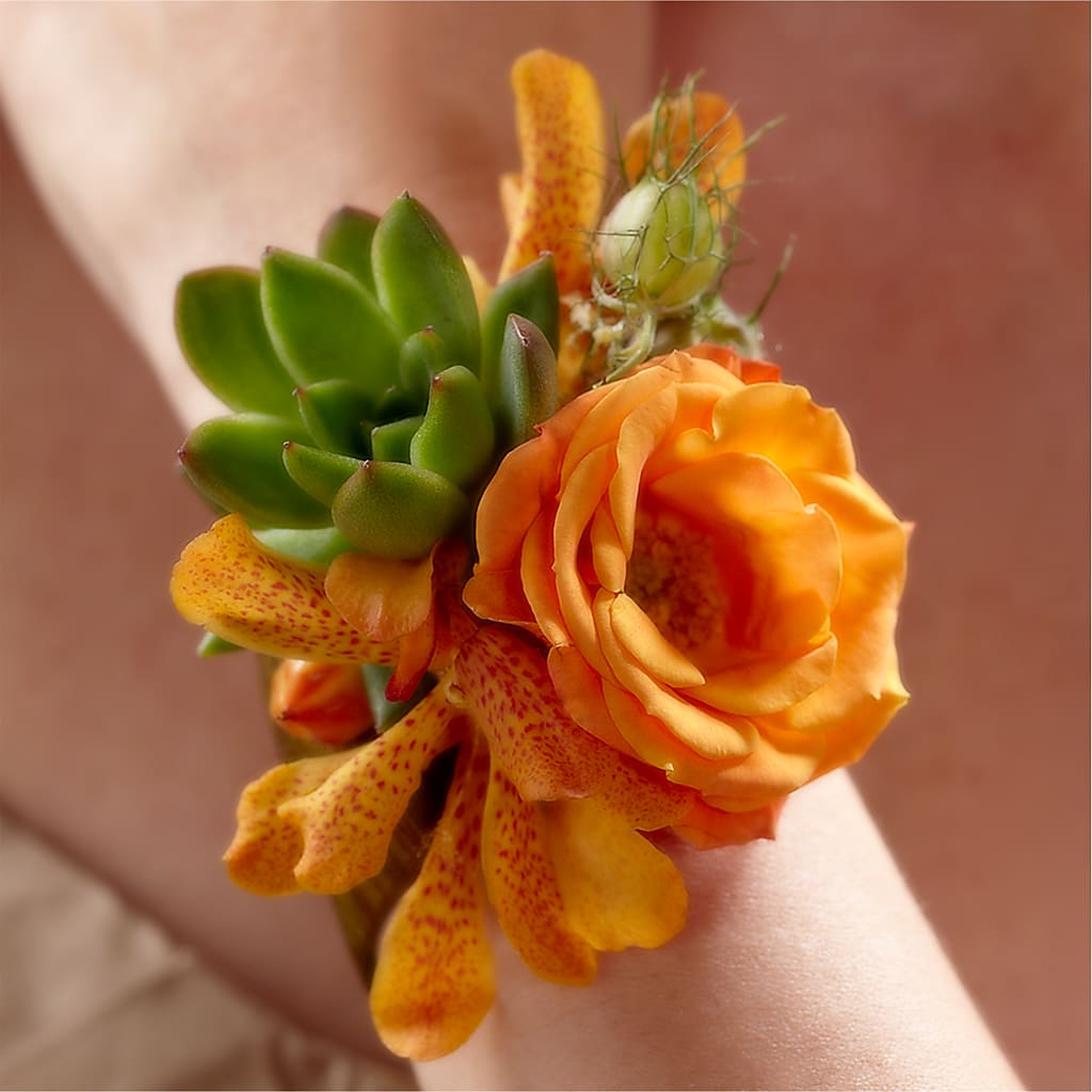 Irresistible Love Wrist Corsage – Greater Fayetteville Flower Shop, Springdale AR