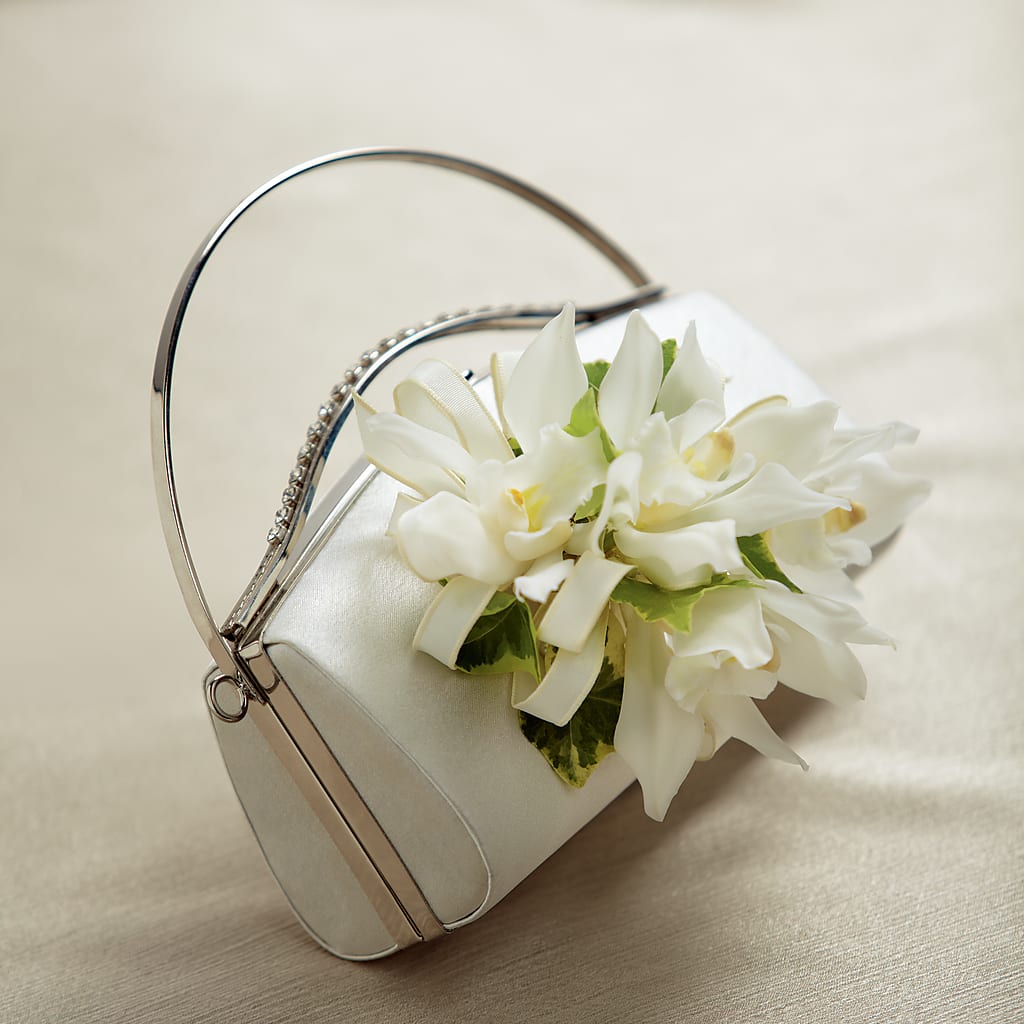 White Purse Decor – Greater Fayetteville Flower Shop, Springdale AR