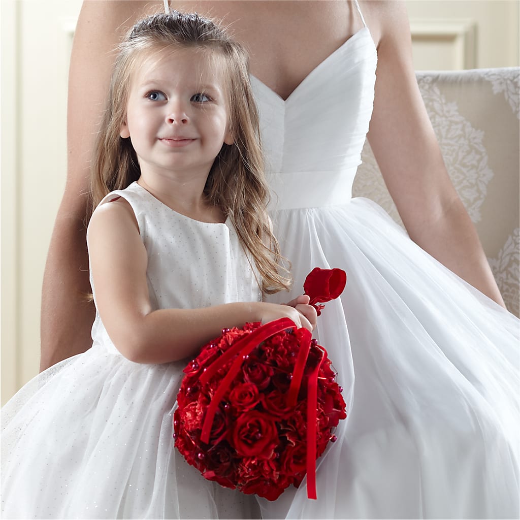 Pure at Heart Flower Girl Arrangement – Greater Fayetteville Flower Shop, Springdale AR