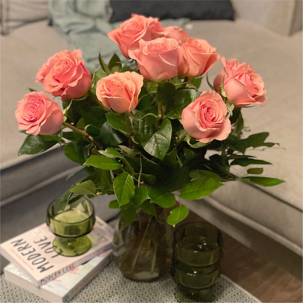 Long Stem Pink Rose Bouquet –  Greater Fayetteville Flower Shop, Springdale AR