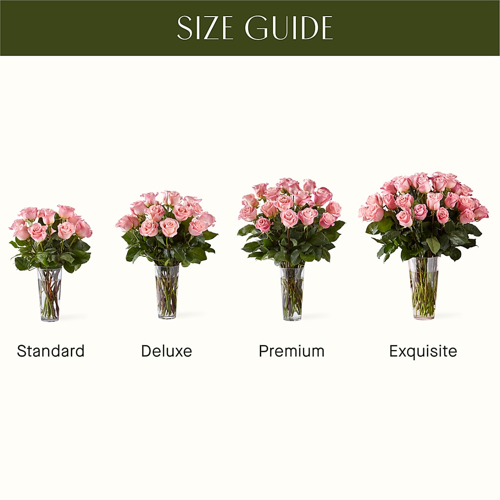 Long Stem Pink Rose Bouquet –  Greater Fayetteville Flower Shop, Springdale AR