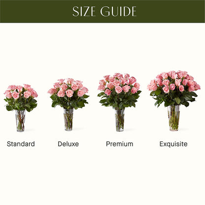 Long Stem Pink Rose Bouquet –  Greater Fayetteville Flower Shop, Springdale AR