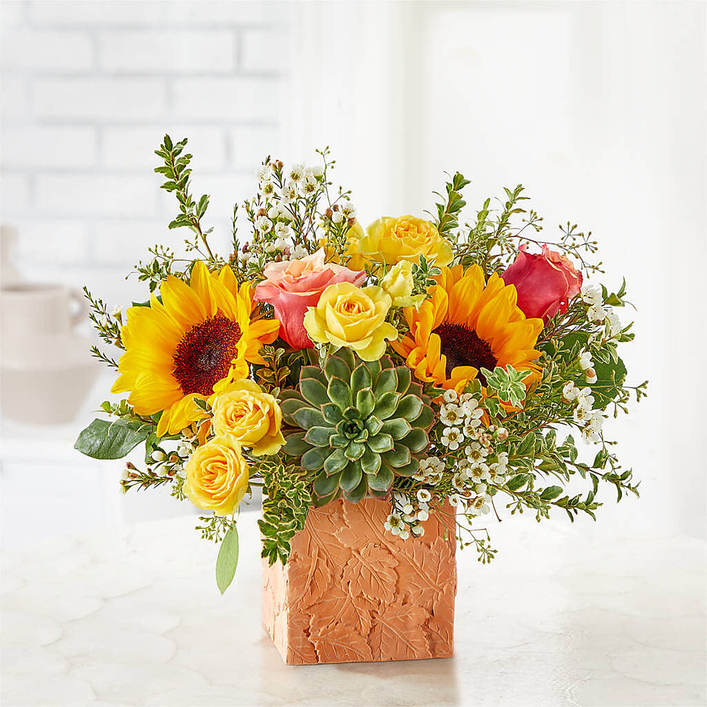 Sunflower Season Bouquet –  Greater Fayetteville Flower Shop, Springdale AR