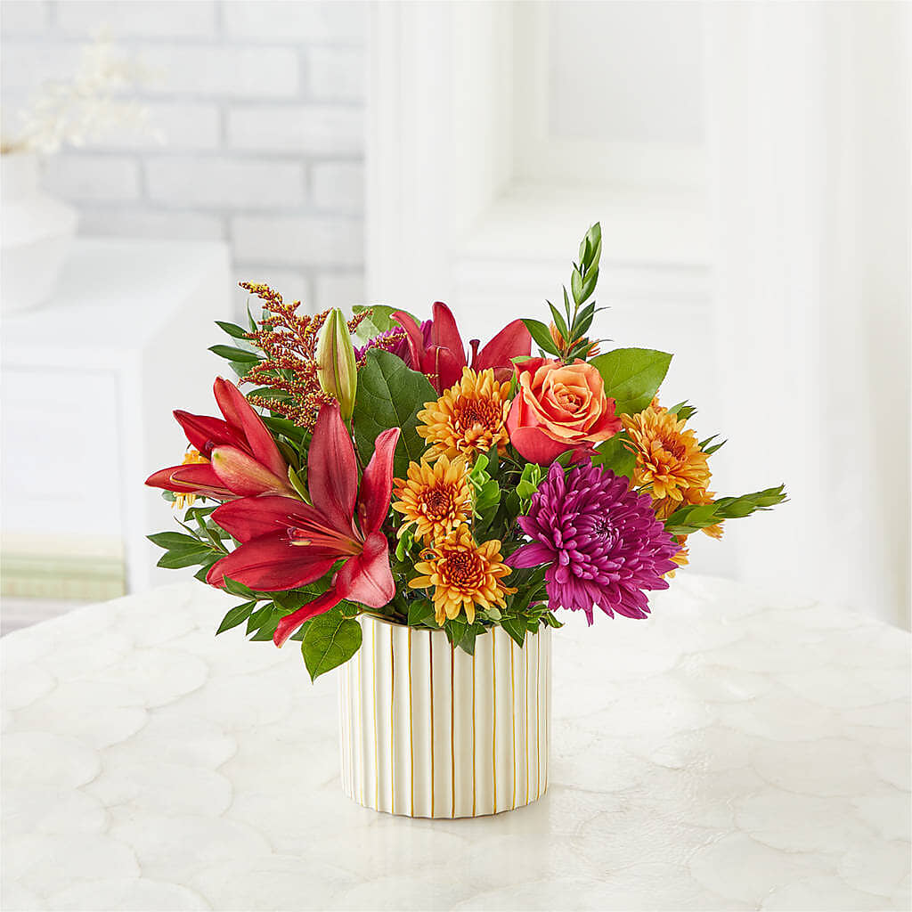 Burgundy Landscape Bouquet –  Greater Fayetteville Flower Shop, Springdale AR