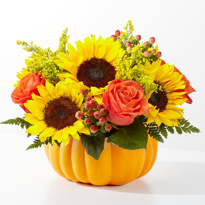 Bouquet de citrouilles « Le Coup de Cœur du Potager »