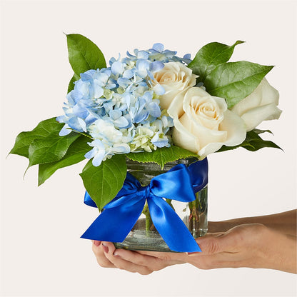 Sky Blue Delight Bouquet –  Greater Fayetteville Flower Shop, Springdale AR