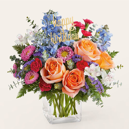 Birthday Bash Bouquet –  Greater Fayetteville Flower Shop, Springdale AR