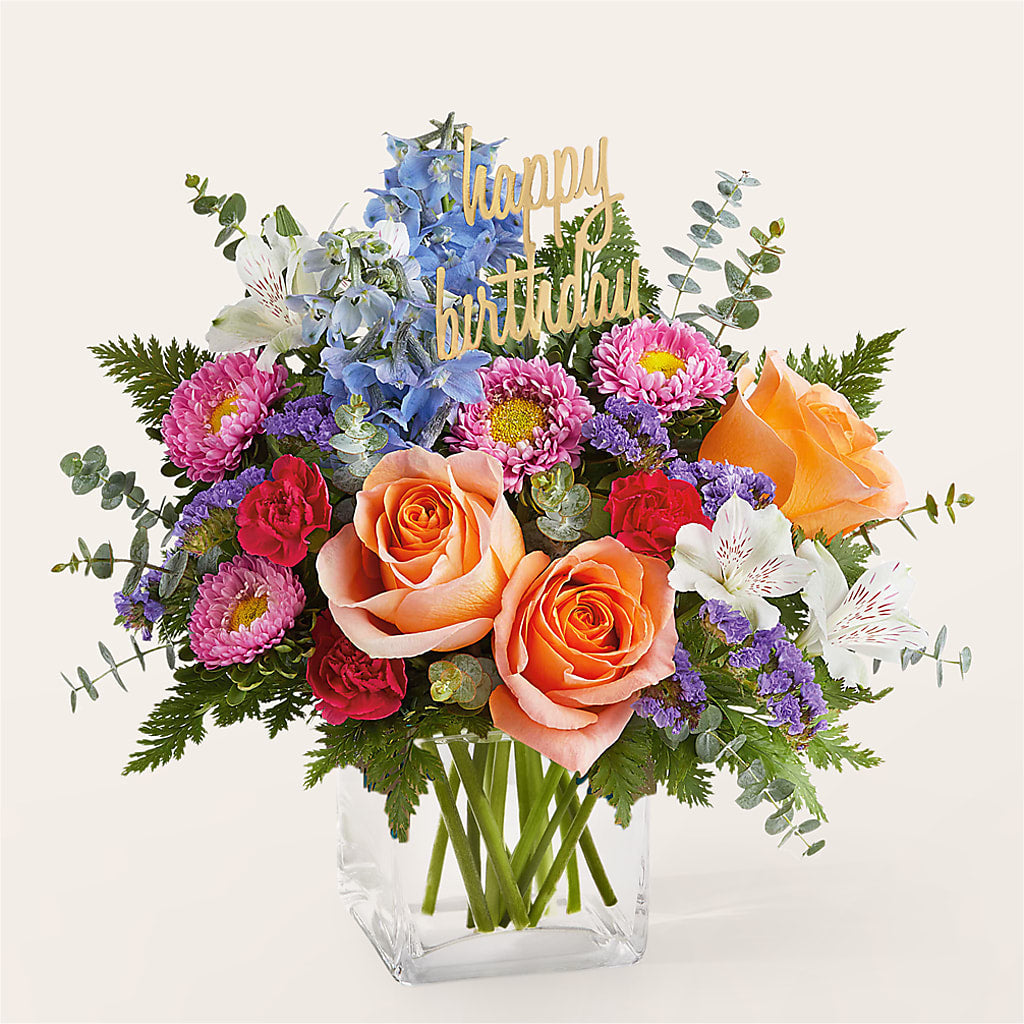 Birthday Bash Bouquet –  Greater Fayetteville Flower Shop, Springdale AR