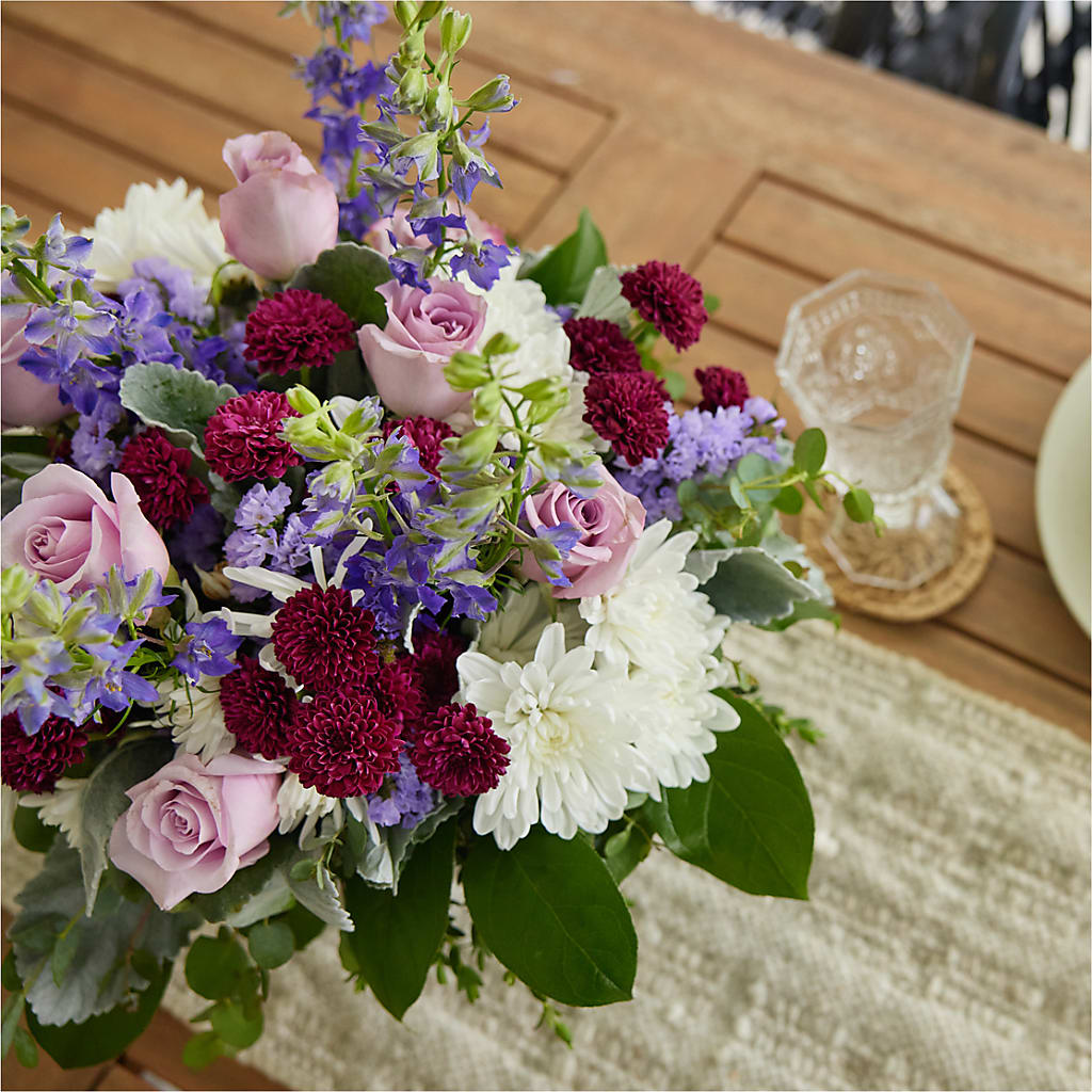 Violet Frost Bouquet –  Greater Fayetteville Flower Shop, Springdale AR