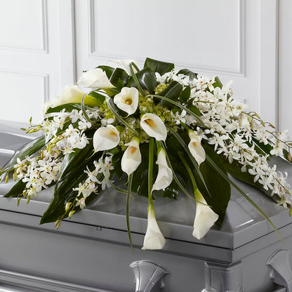 Angel Wings Casket Spray –  Greater Fayetteville Flower Shop, Springdale AR