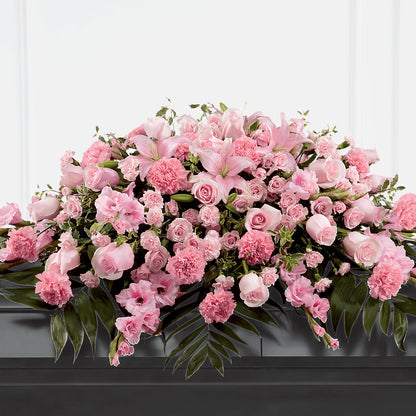 Garden of Comfort Casket Spray (Standard) –  Greater Fayetteville Flower Shop, Springdale AR