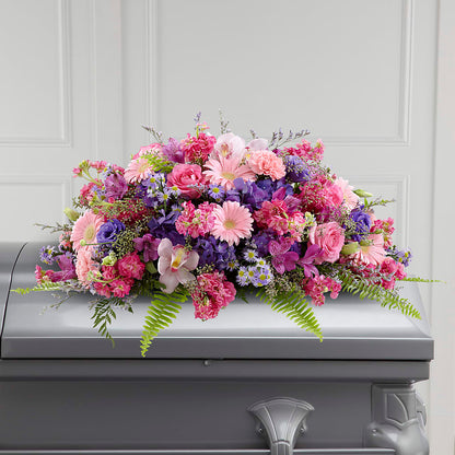 Glorious Garden Casket Spray –  Greater Fayetteville Flower Shop, Springdale AR
