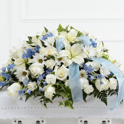 Tender Treasure Casket Spray –  Greater Fayetteville Flower Shop, Springdale AR