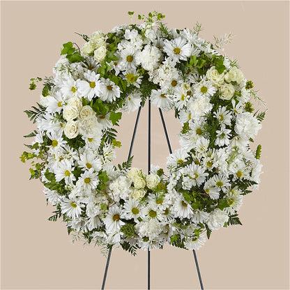 Faithful Wishes Wreath –  Greater Fayetteville Flower Shop, Springdale AR