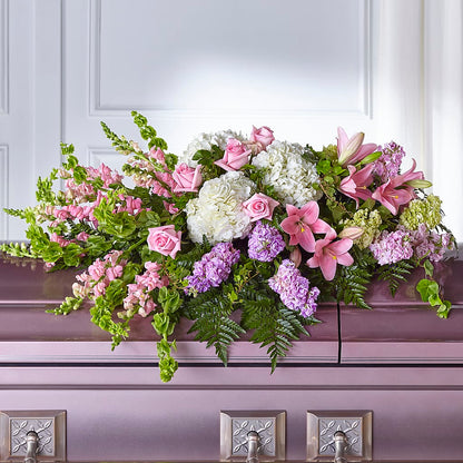 Life's Gratitude Casket Spray –  Greater Fayetteville Flower Shop, Springdale AR