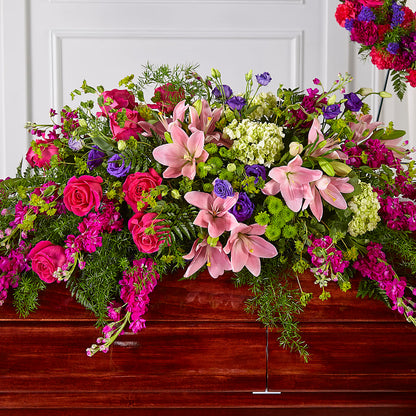 Radiant Tribute Casket Spray –  Greater Fayetteville Flower Shop, Springdale AR