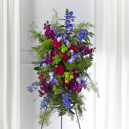 Heavenly Skies Standing Spray –  Greater Fayetteville Flower Shop, Springdale AR