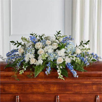 Timeless Essence Casket Spray –  Greater Fayetteville Flower Shop, Springdale AR