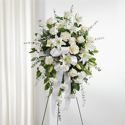 With Care Standing Spray –  Greater Fayetteville Flower Shop, Springdale AR