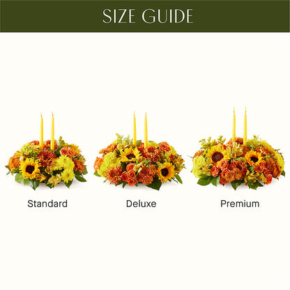 Autumn Harmony Centerpiece –  Greater Fayetteville Flower Shop, Springdale AR