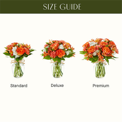 Apricot Glow Bouquet –  Greater Fayetteville Flower Shop, Springdale AR