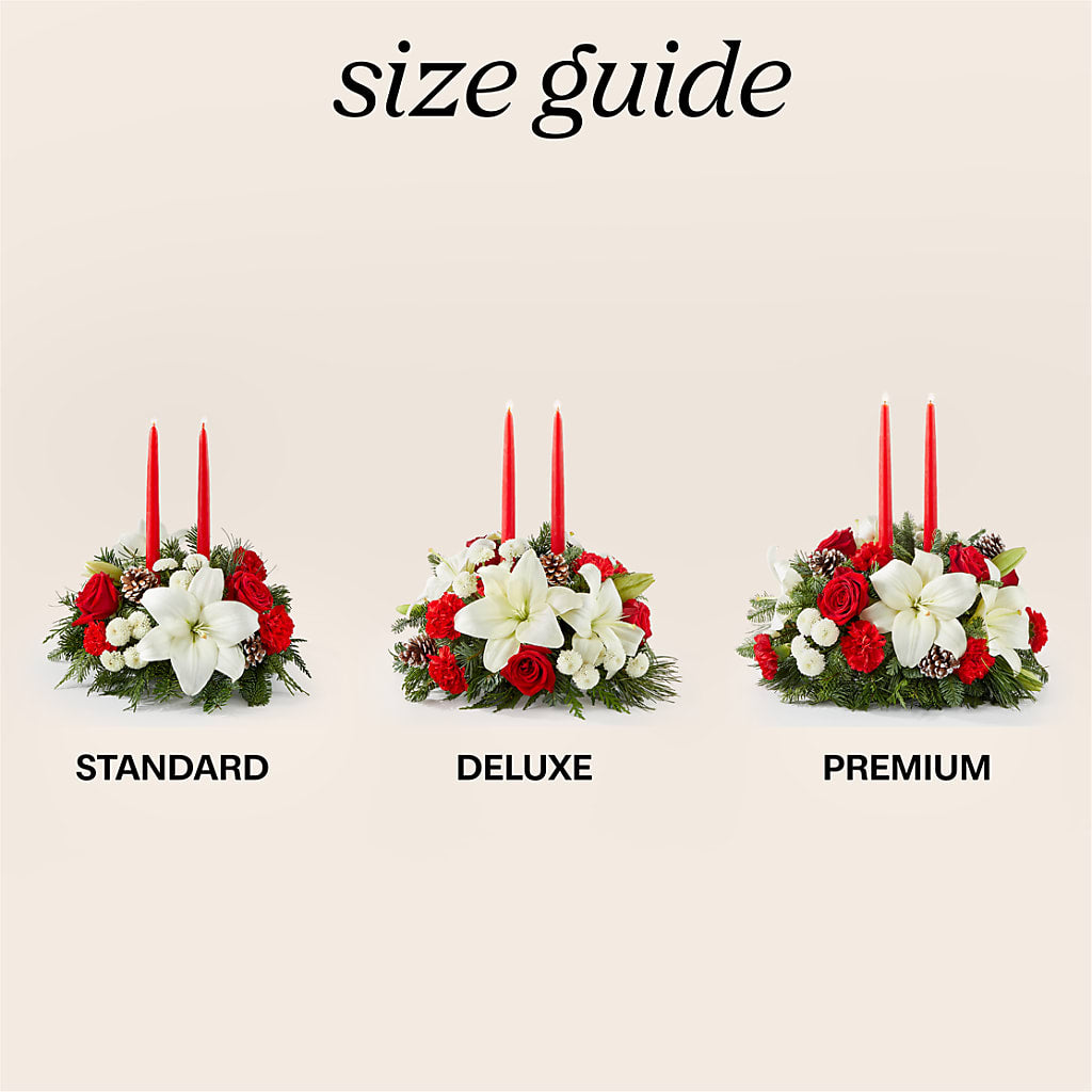 Seasonal Festivities Centerpiece –  Greater Fayetteville Flower Shop, Springdale AR