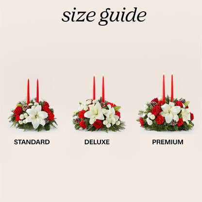 Seasonal Festivities Centerpiece –  Greater Fayetteville Flower Shop, Springdale AR