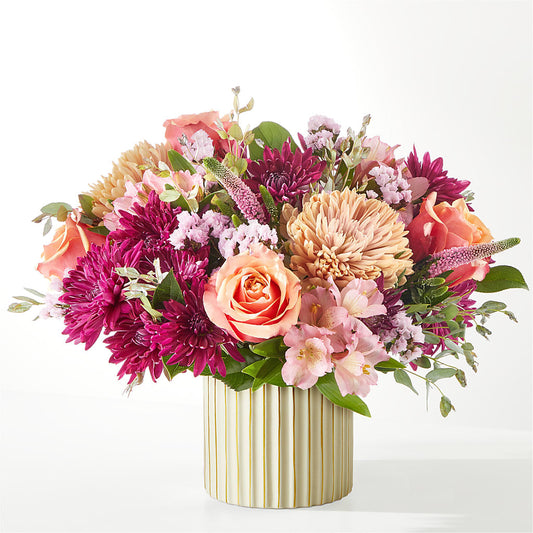 Berry Cobbler Bouquet with Ivory Vase –  Greater Fayetteville Flower Shop, Springdale AR