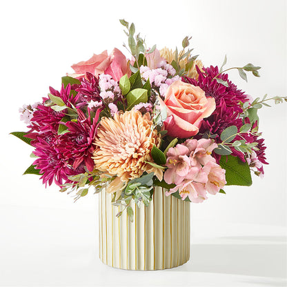 Berry Cobbler Bouquet with Ivory Vase –  Greater Fayetteville Flower Shop, Springdale AR