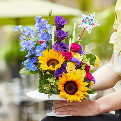 Star of the Day Floral Cake –  Greater Fayetteville Flower Shop, Springdale AR