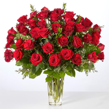 Forever Yours Fifty Stem Red Rose Bouquet –  Greater Fayetteville Flower Shop, Springdale AR