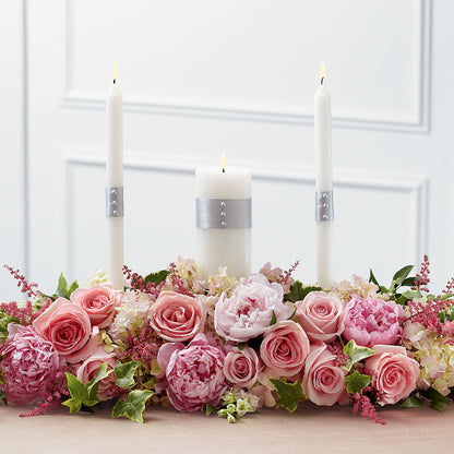 Worldwide Romance Unity Candle Arrangement –  Greater Fayetteville Flower Shop, Springdale AR