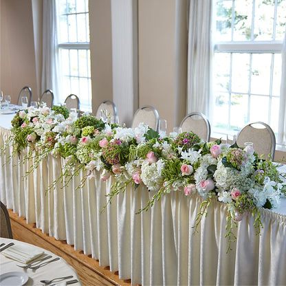 State of Joy Head Table Arrangement –  Greater Fayetteville Flower Shop, Springdale AR